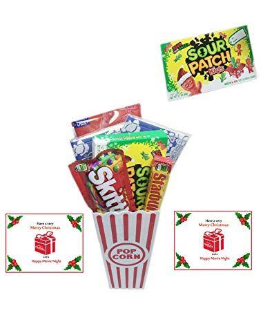 Redbox Movie Popcorn Logo - Movie Night Fun Holiday Flavors Gift Basket ~ Includes Butter Popcorn,  Concession Stand Candy...