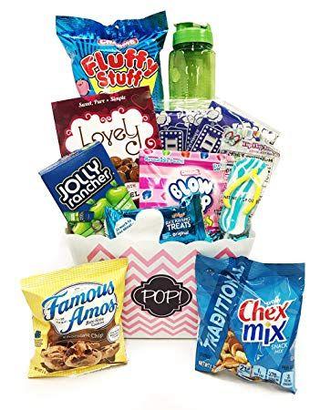 Redbox Movie Popcorn Logo - Movie Night Popcorn and Candy Gift Basket Plus Free Redbox Movie Rental  Code Gift Card - Includes...