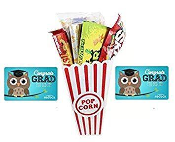 Redbox Movie Popcorn Logo - Amazon.com : Congratulation's Graduate Movie Night Gift Basket ...