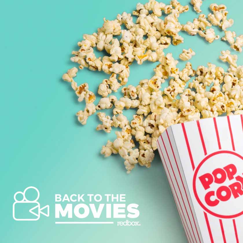 Redbox Movie Popcorn Logo - Back to Movies