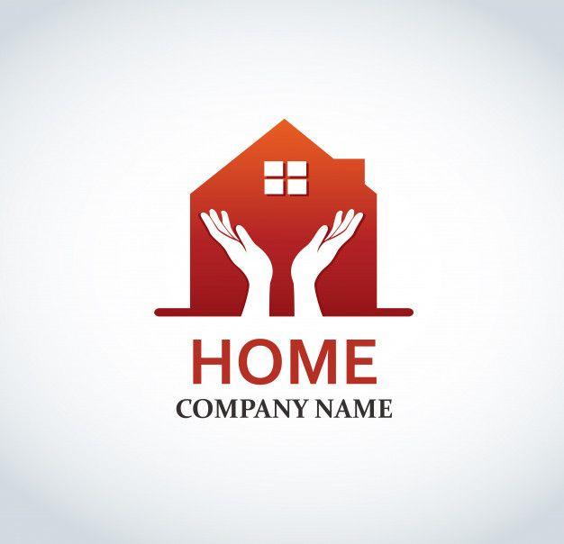 Red House Company Logo - Red house logo design for real estate property Vector