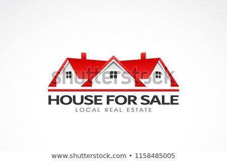 Red House Company Logo - Real Estate Red Houses Logo. Vector illustration #logo #vector #icon