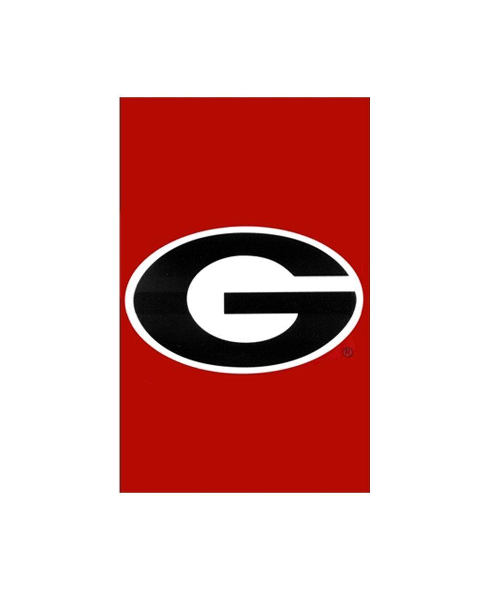Red House Company Logo - Jay Mac Sports Georgia Bulldogs Logo Double Sided Red House Flag