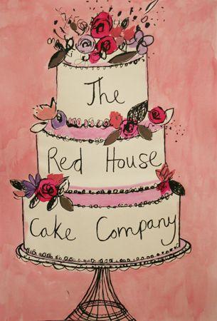 Red House Company Logo - Charlotte Hardy. The Red House Cake Company Logo