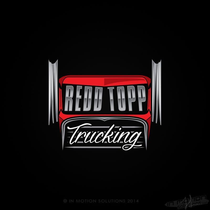 Trucking Company Logo - Redd Topp Trucking Company logo design - In Motion SolutionsIn ...