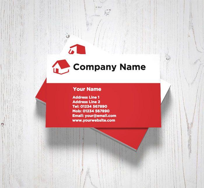 Red House Company Logo - Red House Business Cards. Customise Online Plus Free Delivery