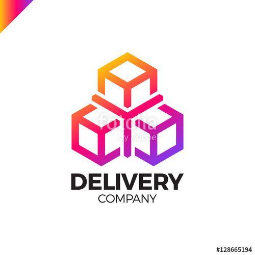 Flat Box Logo - Y box logo. Delivery, Logistic or Transportation and industry icon ...