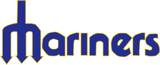 Mariners Trident Logo - Seattle Mariners Wordmark Logo - American League (AL) - Chris ...