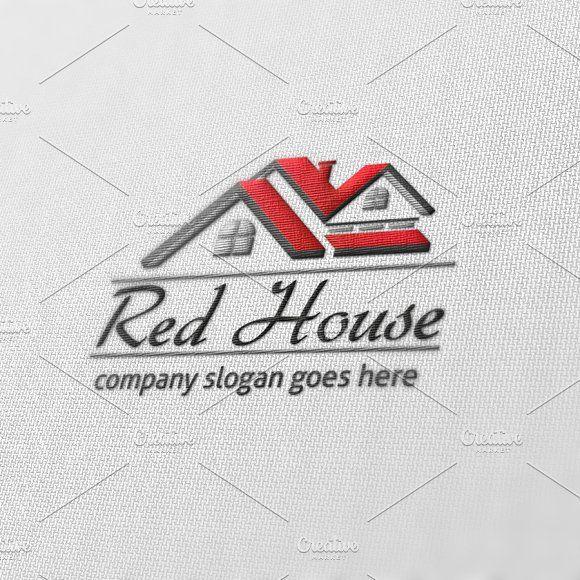 Red House Company Logo - Red House Logo ~ Logo Templates ~ Creative Market