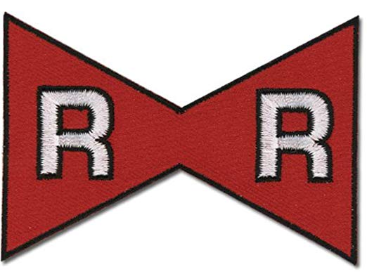 Red Ribbon Logo - Dragon Ball Z The Red Ribbon Army Logo Patch: Clothing