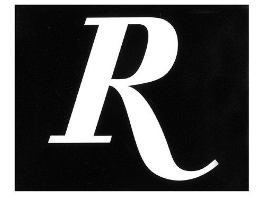 Remington R Logo - Remington R Logo Decal White - MPN: 17410