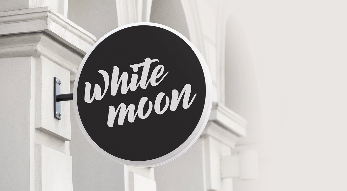 White Moon Logo - WHITE MOON RESORT & SPA LOGO on Behance