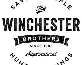 Supernatural Winchester Logo - Supernatural car | Etsy