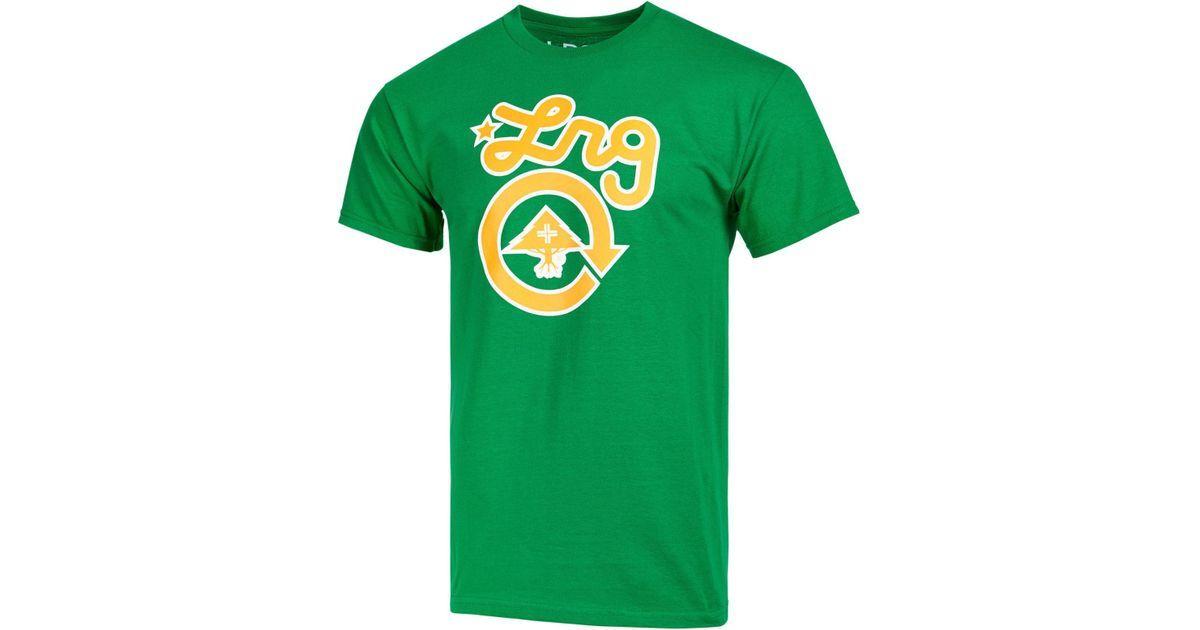 LRG Rasta Logo - Lyst - LRG Rasta Western Logo-print T-shirt in Green for Men