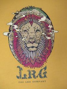 LRG Rasta Logo - LRG LIFTED RESEARCH GROUP ENLIGHTENED LION SMOKE RASTA YELLOW 4XL T