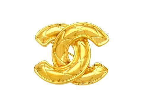 Double CC Logo - Vintage Chanel pin brooch CC logo double C. Chanel. Chanel