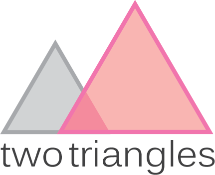 Two Triangle Logo - two triangles - about two triangles