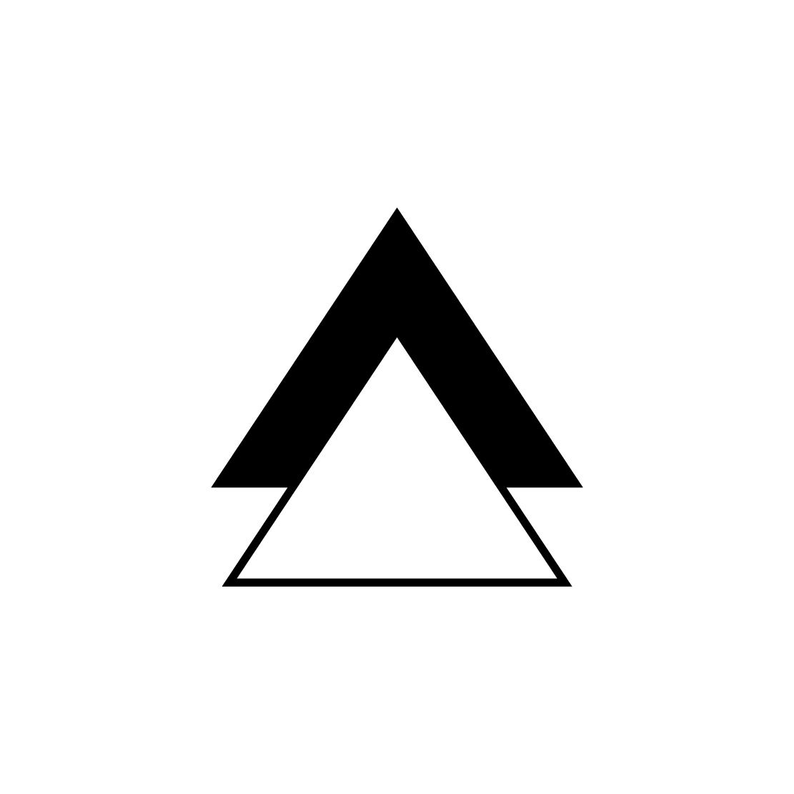 Two Triangle Logo - Two Triangle. Habitatt Supply Co