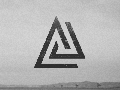Two Triangle Logo - Albert Joseph by Edgar Briseno | Dribbble | Dribbble