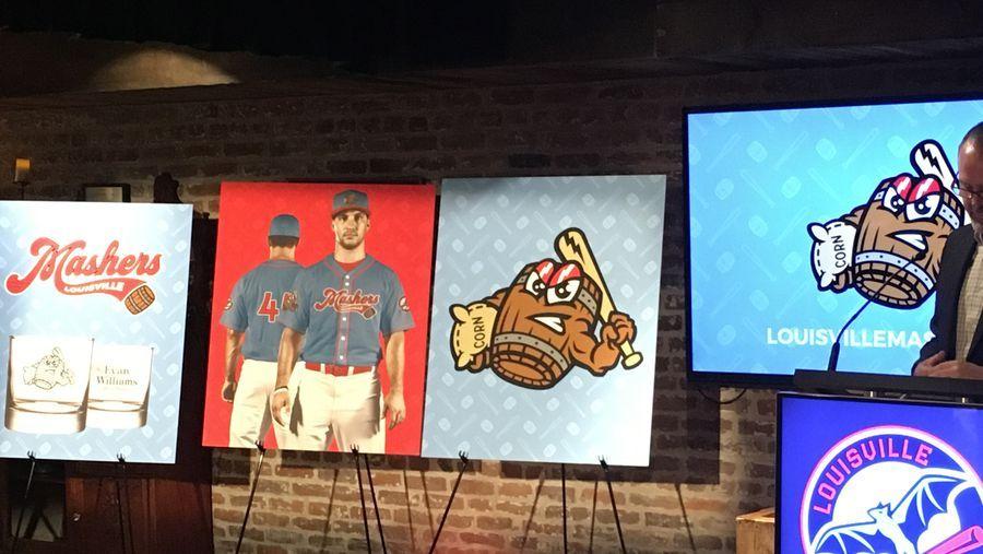 Louisville Mashers Logo - Bats to be renamed Louisville Mashers in promotion with Evan Williams