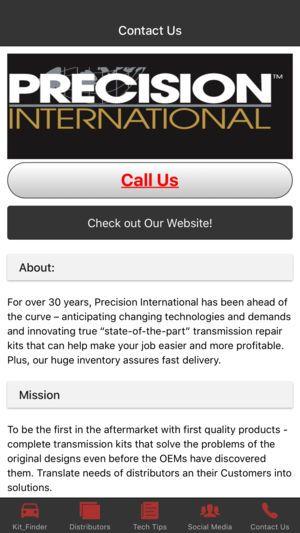 Precision International Logo - Precision International Kit Finder on the App Store