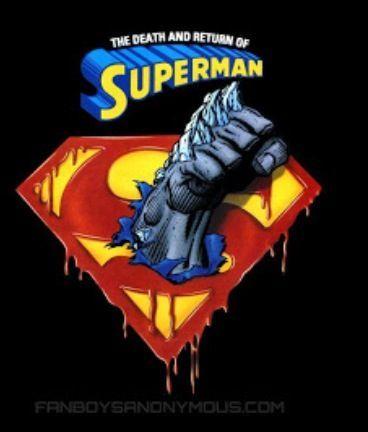 Death of Superman Logo - The Death of Superman Logo | Comics | Pinterest | Proyectos