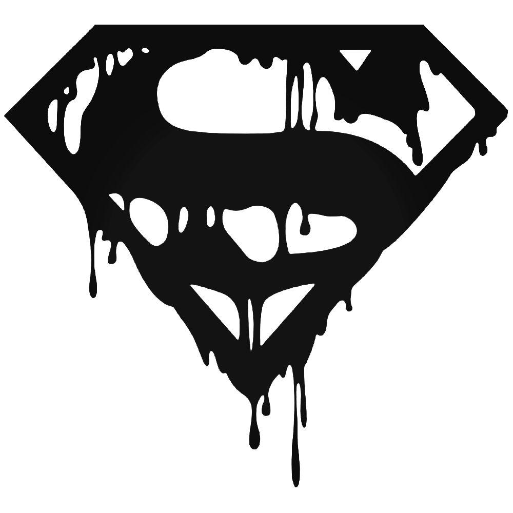 Death of Superman Logo - Death Of Superman Emblem Logo Sticker
