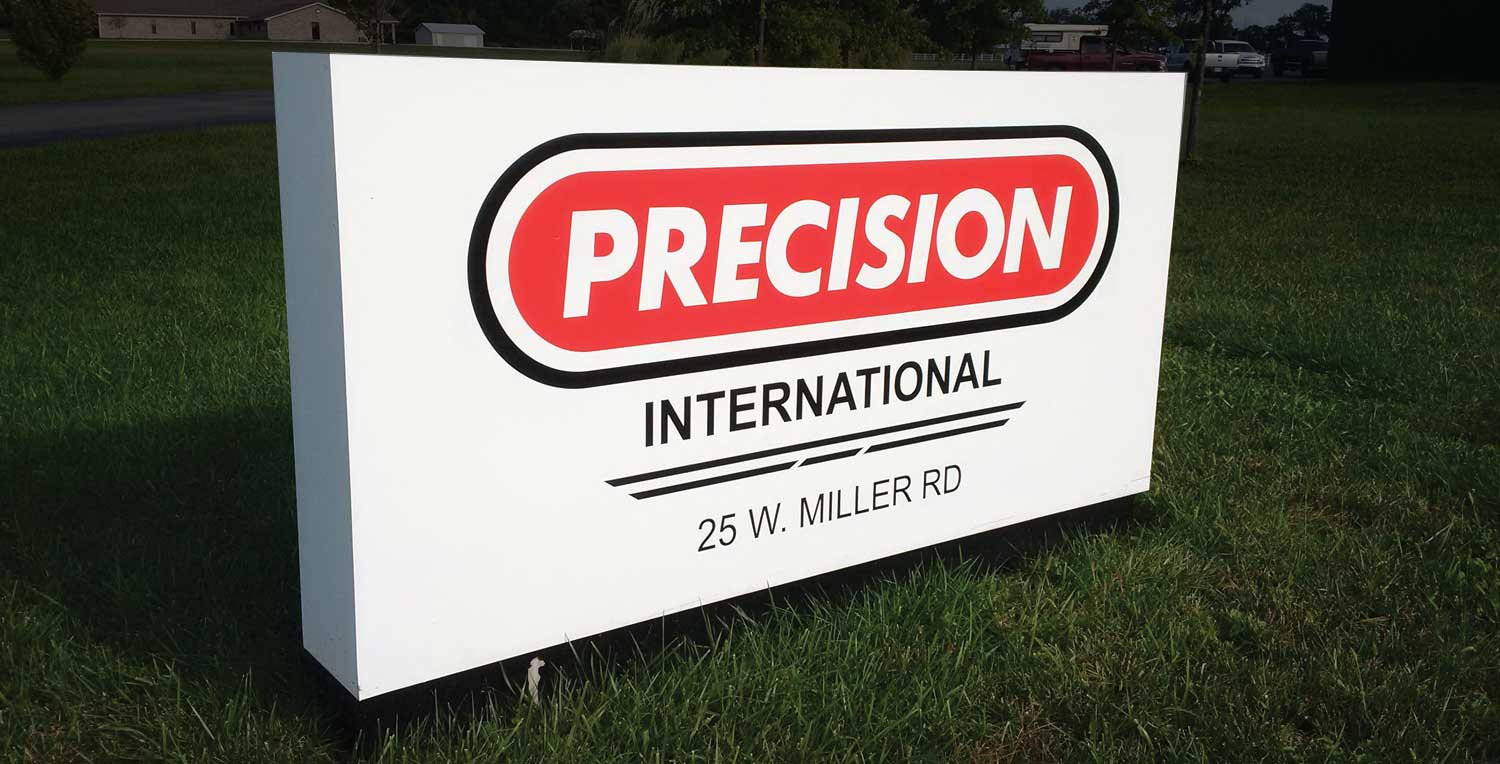 Precision International Logo - ABOUT