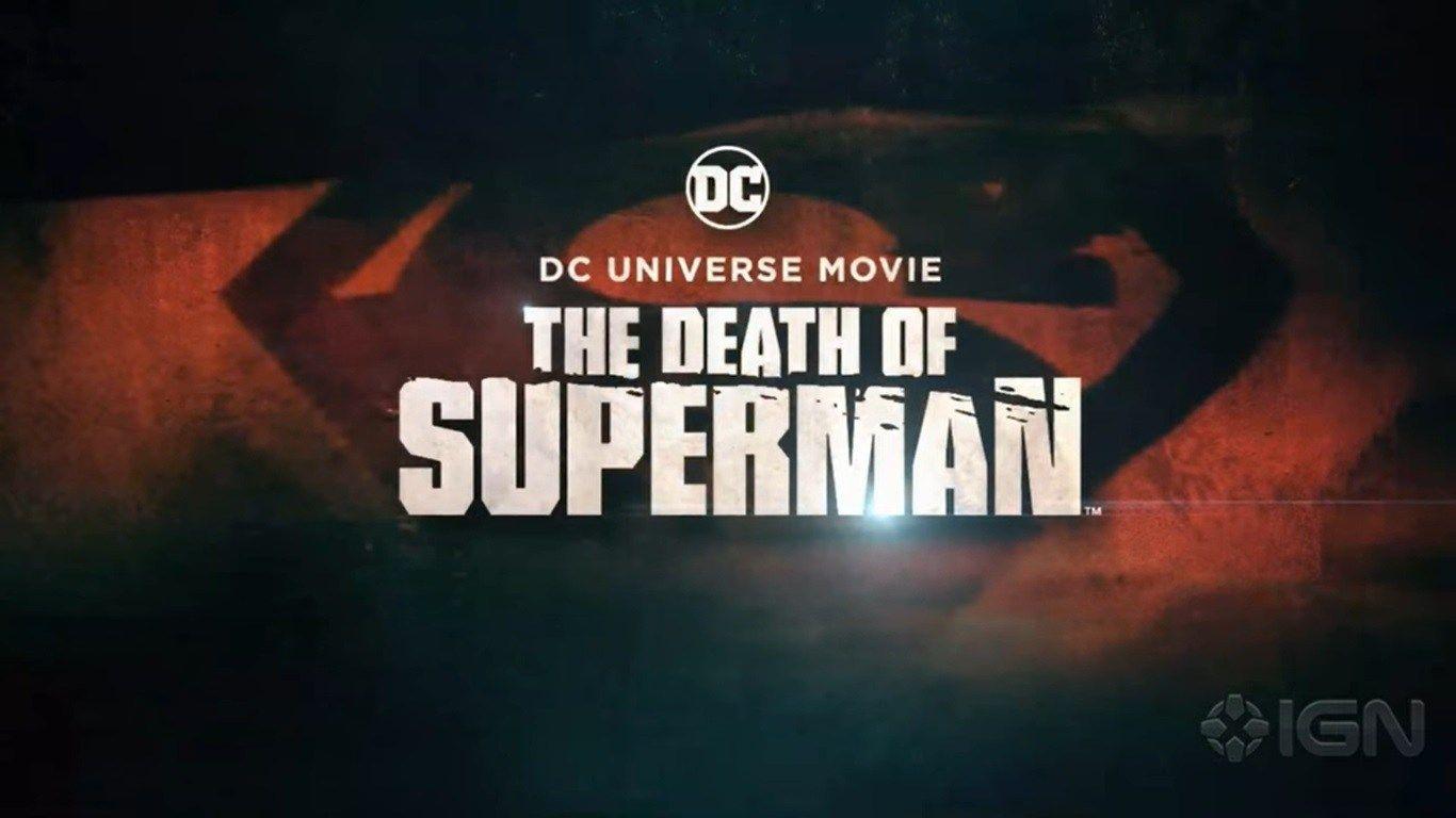 Death of Superman Logo - The Death of Superman 2018 Animated Film Trailer Streamed – Hero Club