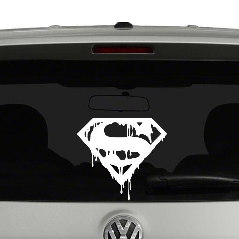 Death of Superman Logo - Death of Superman Symbol Vinyl Decal Sticker