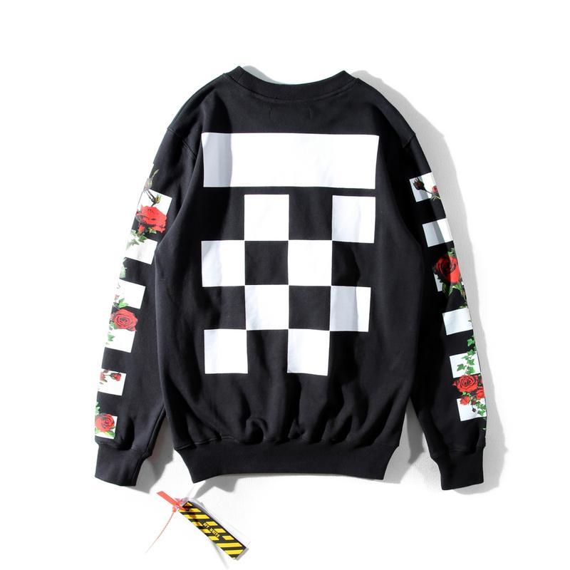 Rose Off White Brand Logo - Off-White ' OFF X Rose ' Sweater