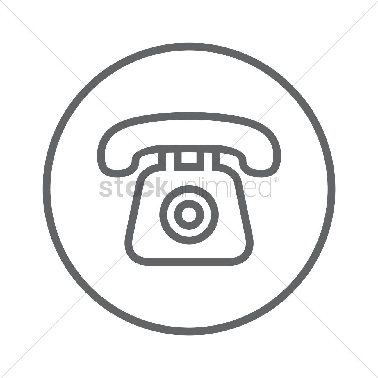 Old Telephone Logo - Old telephone Vector Image - 1257523 | StockUnlimited