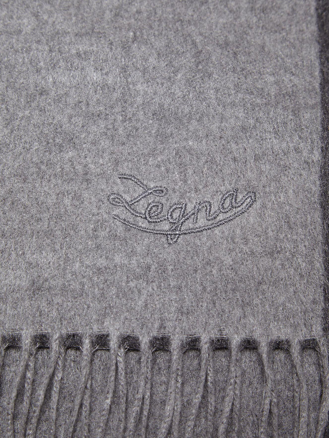 Zegna Logo - Silk Two Tone Zegna Logo Scarf FW18 10277752