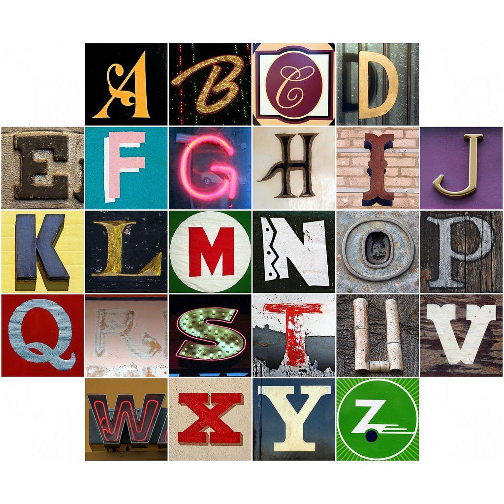 Alphabet Flickr Logo - Alphabet 14 [USA]. A B C D E F G H I J K L M N O P Q R S T