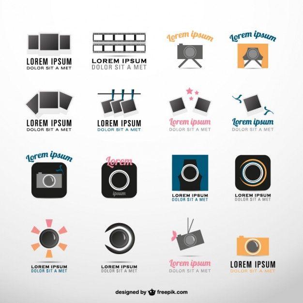 Photography Symbols Logo - Photography symbols logo collection Vector