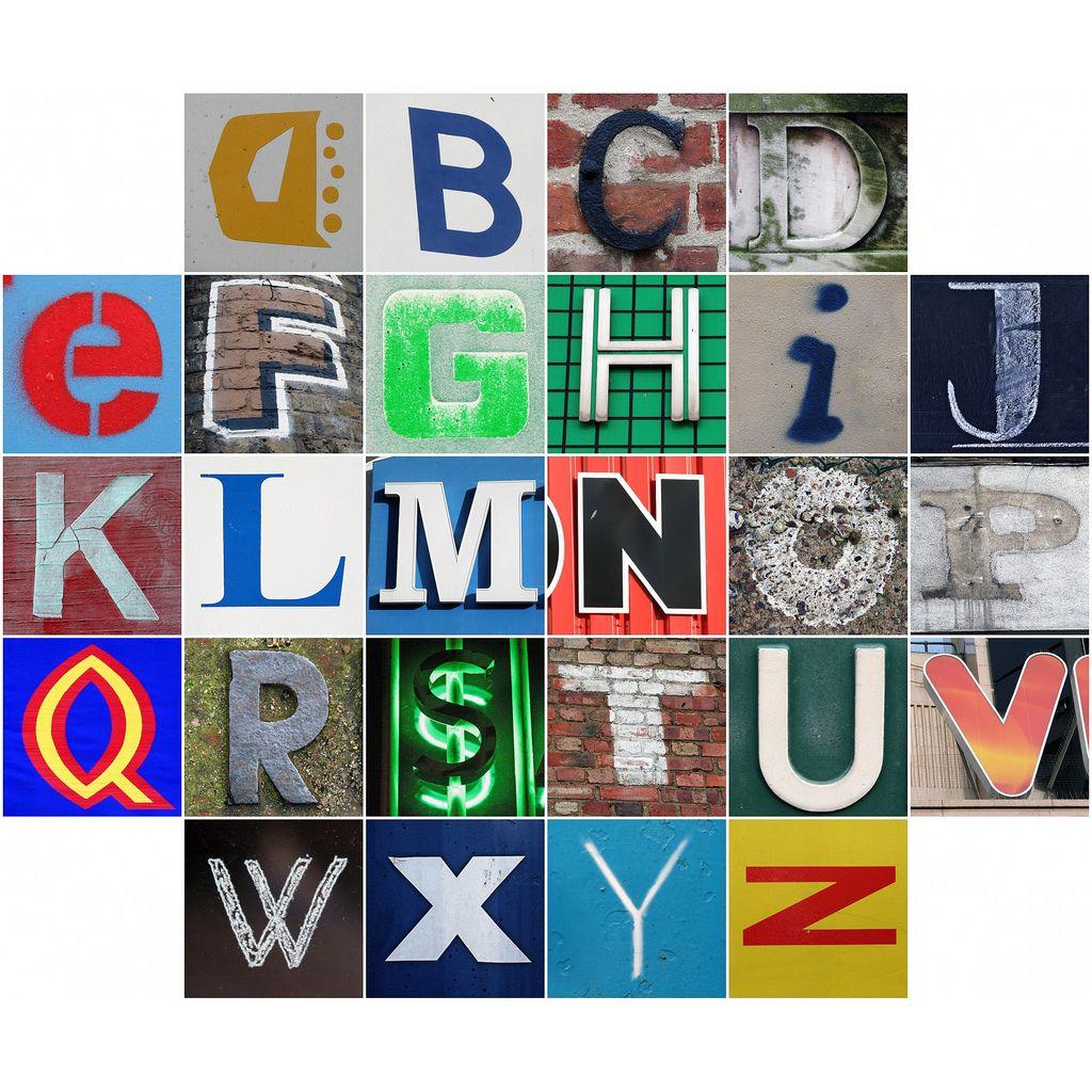 Alphabet Flickr Logo - Alphabet 12. a B C D e F G H i J K L M N O P Q R S T U v W