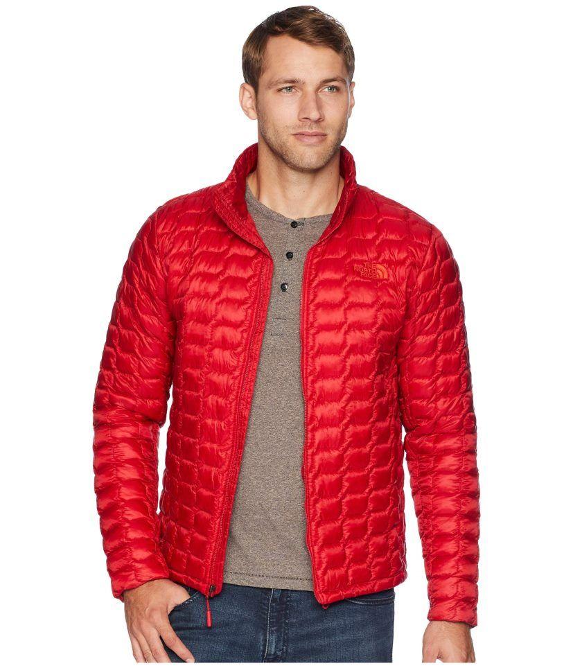 Red Man Face Logo - Cheap Fashion Men The North Face ThermoBall Jacket [Rage Red] More ...