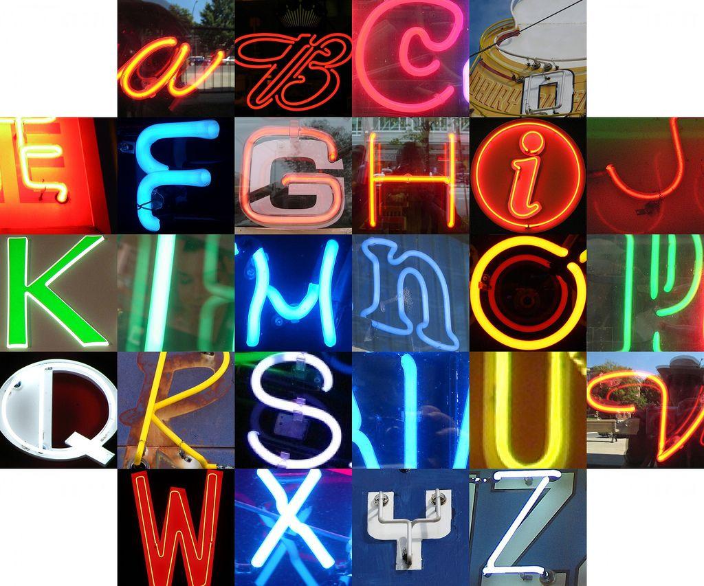 Alphabet Flickr Logo - Themed Alphabet Mosaics