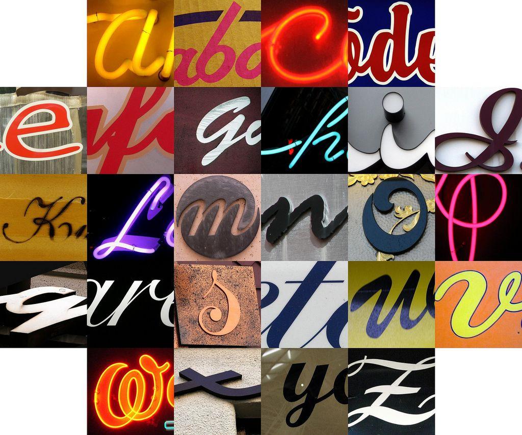 Alphabet Flickr Logo - Cursive alphabet | Postings to the Themed Alphabets group du… | Flickr