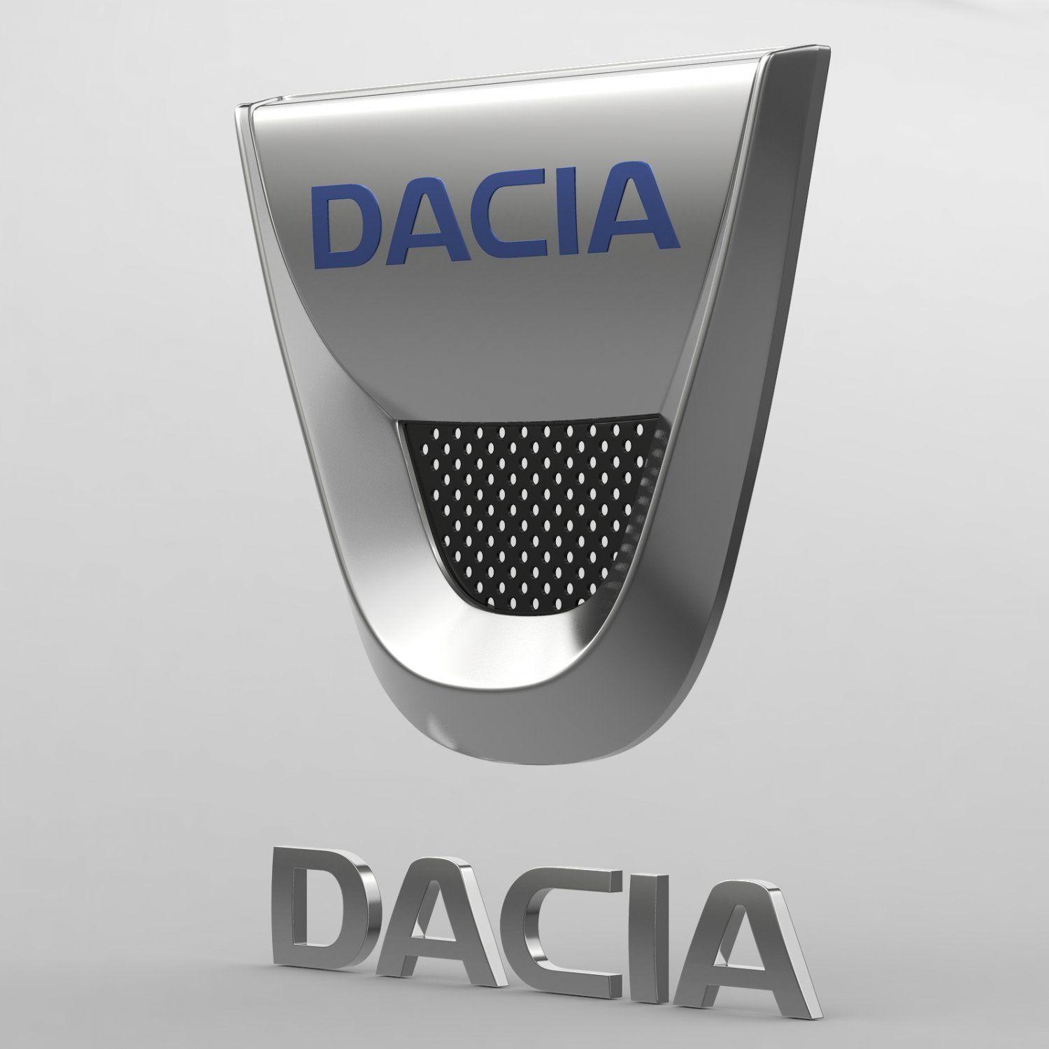 Dacia Logo - Dacia logo 3D Model in Parts of auto 3DExport