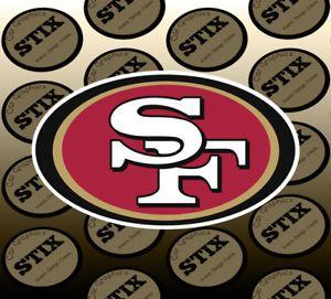 49ers Logo - San Francisco 49ers Logo NFL Die Cut Vinyl Sticker Car Window Hood ...