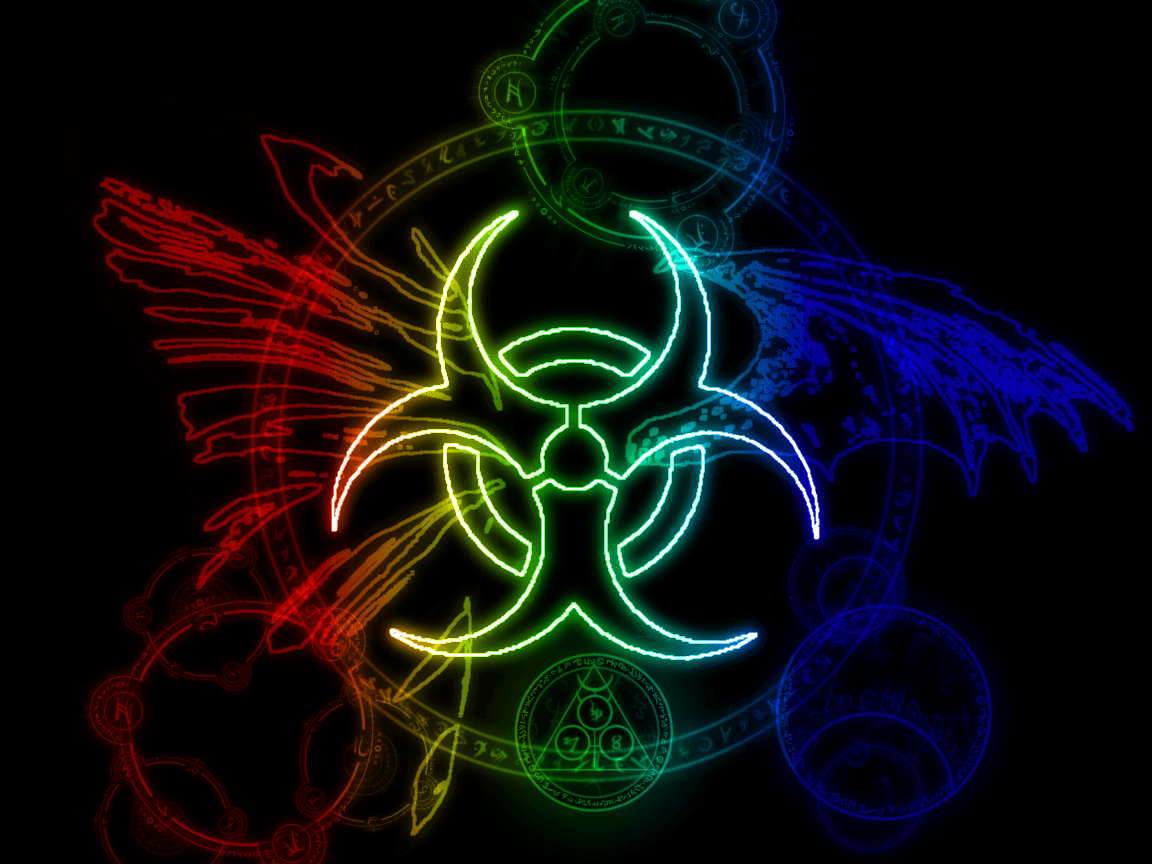 Cool Radioactive Logo - Biohazard Symbol Wallpapers - Wallpaper Cave
