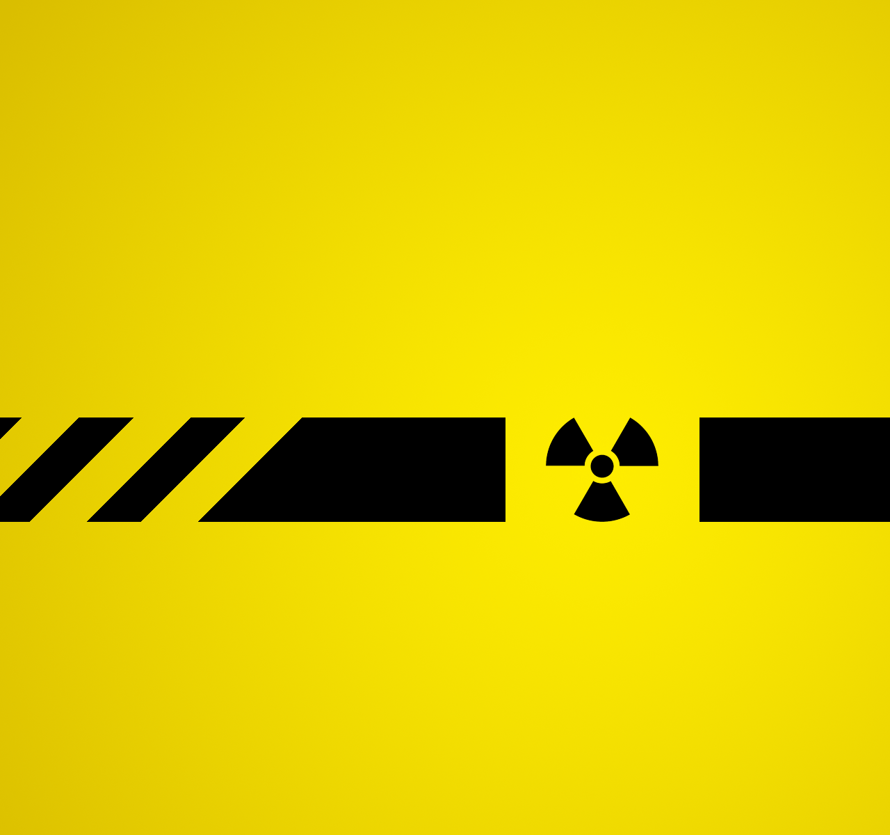 Cool Radioactive Logo - Cool Black And Yellow Radioactive Logo Wallpaper