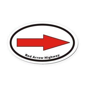 Red Arrow Car Logo - Red Arrow Car Magnets