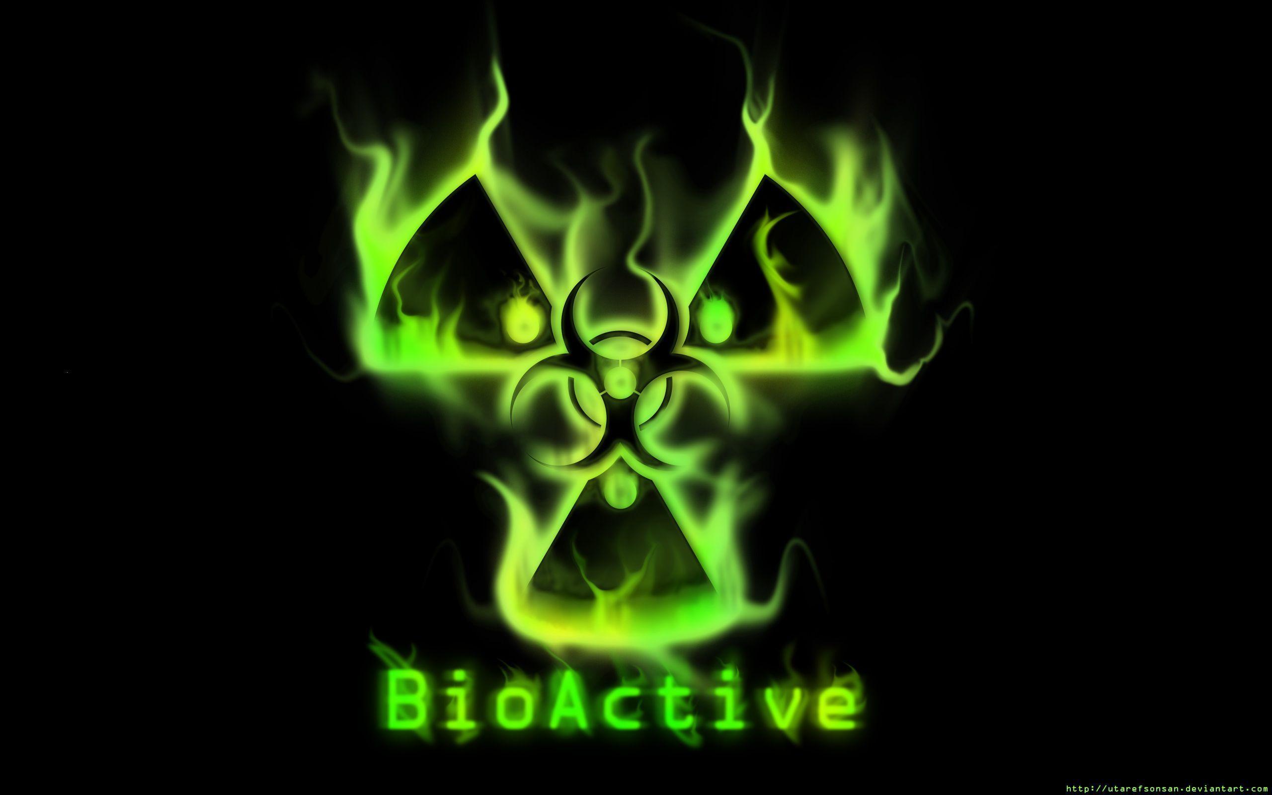 Cool Radioactive Logo - Biohazard Symbol Wallpaper