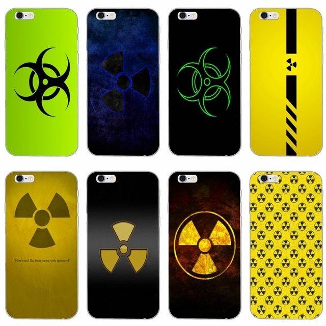 Cool Radioactive Logo - cool yellow radioactive logo silicone Soft phone case For Xiaomi Mi