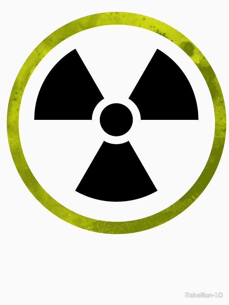 Cool Radioactive Logo - Radioactive Symbol. Unisex T Shirt. ZOMBIE PROM WONDERLAND