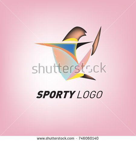 Colorful Sports Logo - Colorful Dynamic Sport Logo and Icon. Sport Event and Health ...