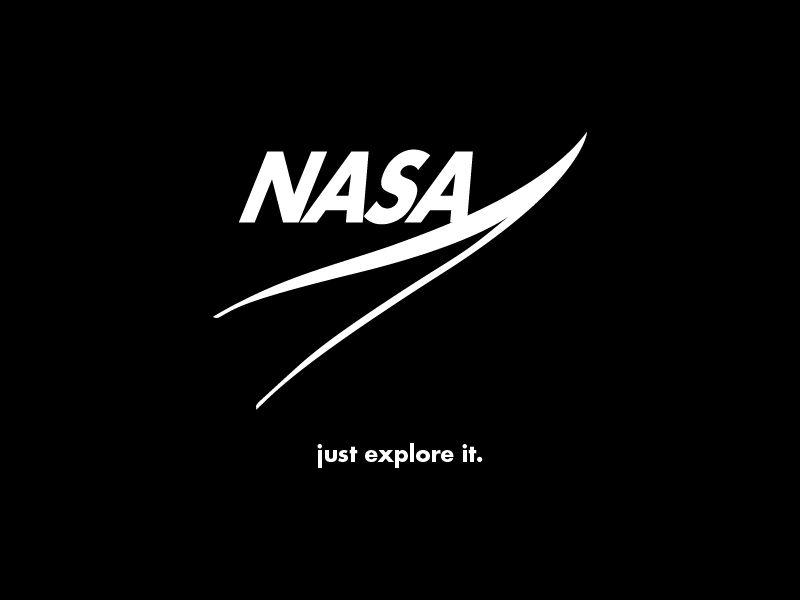 Nike Slogan and Logo - NASA NIKE Slogan by Charlie Lederer | Dribbble | Dribbble