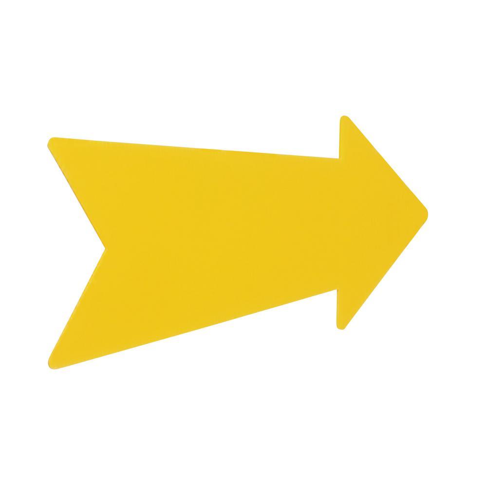 Yellow Arrow Logo - Everbilt 9.25 in. x 23 in. Corrugated Plastic Yellow Arrow Create-A ...